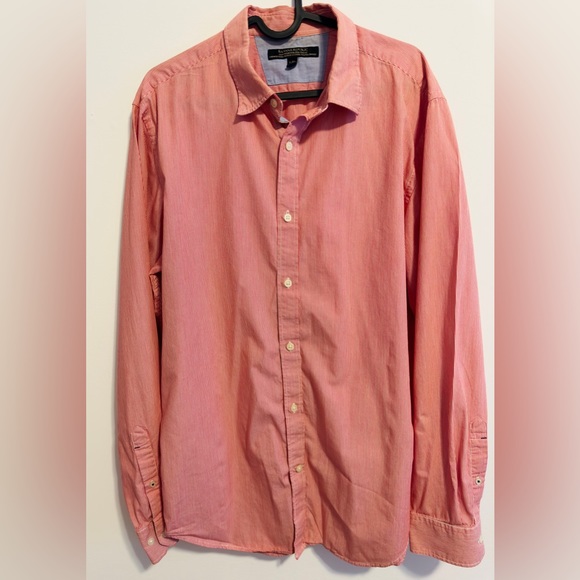 BANANA REPUBLIC LARGE PLAID SHIRT - Picture 2 of 4